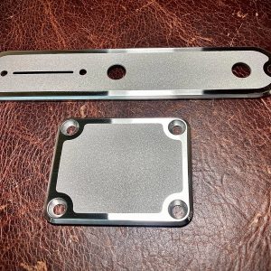 Van Dyke-Harms Telecaster Two-Tone Extra Thick Neck and Control Plate Set w/screws