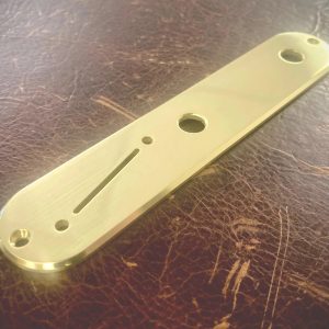 Van Dyke-Harms Telecaster Brass Control Plate, Standard, Angled Switch