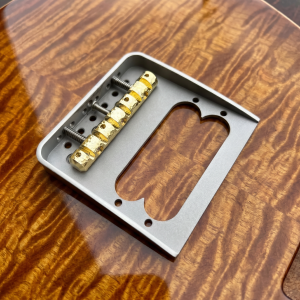 Van Dyke-Harms Dual Strat Pickup Bridge for Vintage Tele Mounting with Monolithic Saddle
